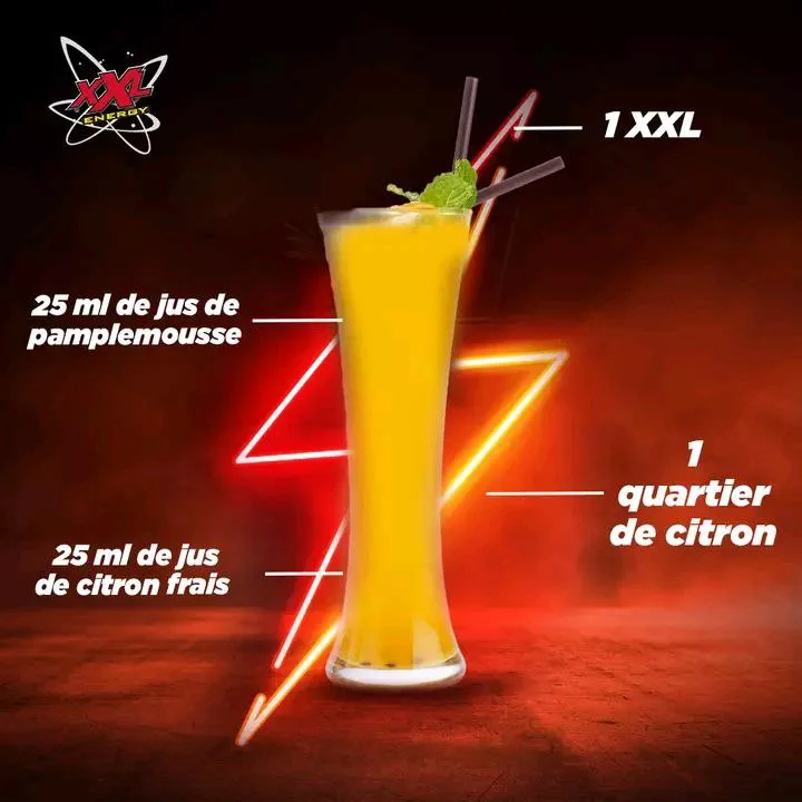Rien de mieux qu’un cocktail by XXL Energy pour énergiser votre semaine
