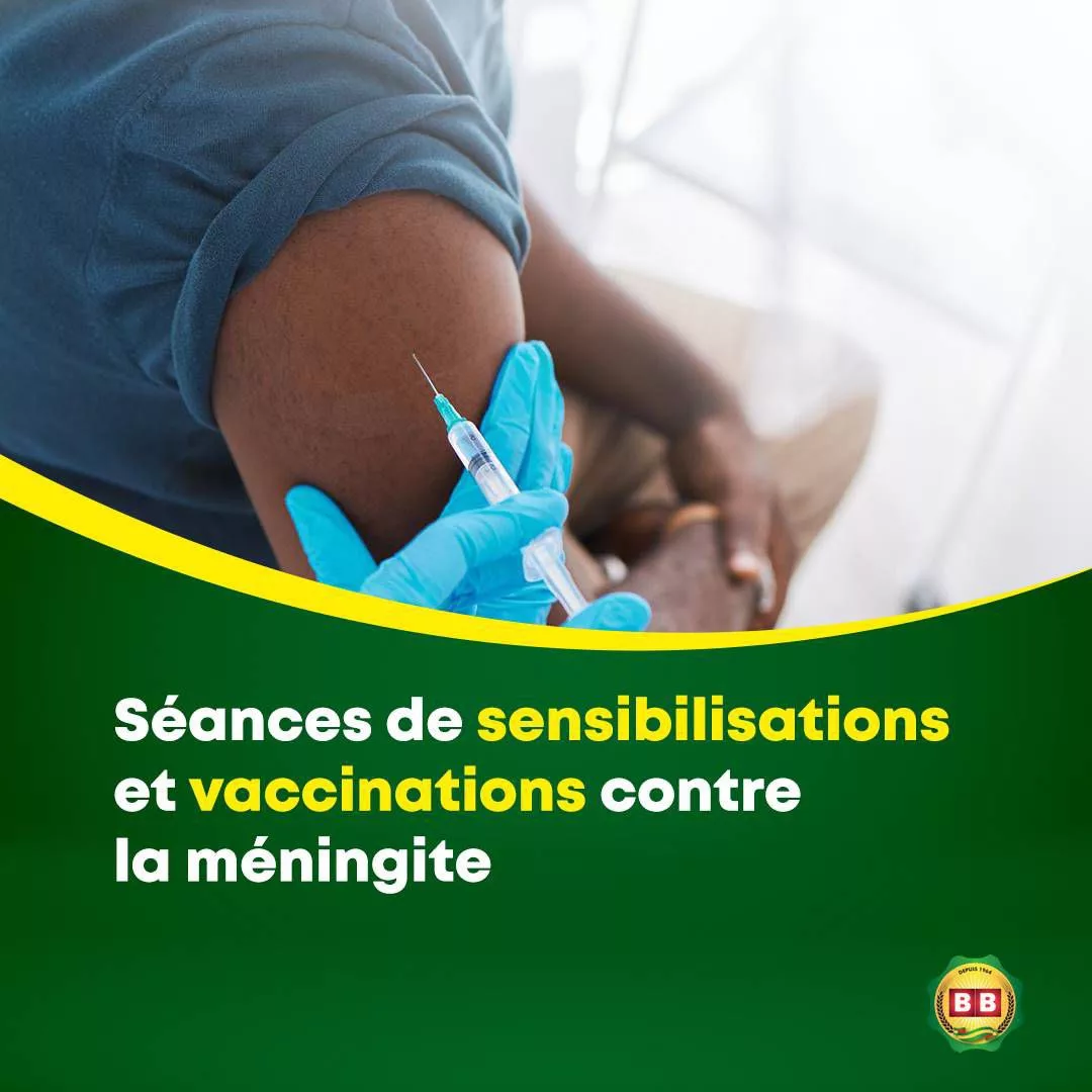 Santé : Séances de sensibilisations et vaccinations contre la méningite sur notre site de Kara